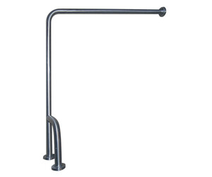 Barra de apoyo suelo-pared inox brillo