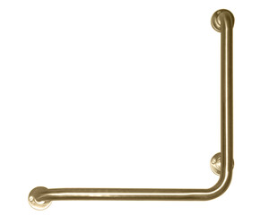 Barra de apoyo ángulo inox oro cepillado