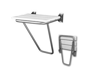 Asiento abatible mural inox RAL