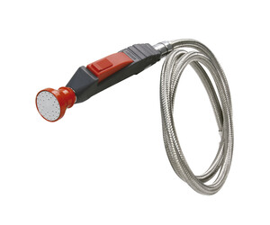 Lava-ojos de emergencia manual con flexible montaje mesa